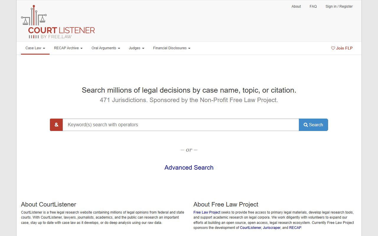 Breckinridge County court dockets CourtListener legal database