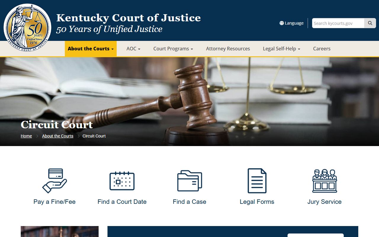 Breckinridge County Circuit Court records jurisdiction page